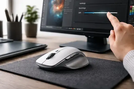 sensibilidad del mouse para diseño gráfico