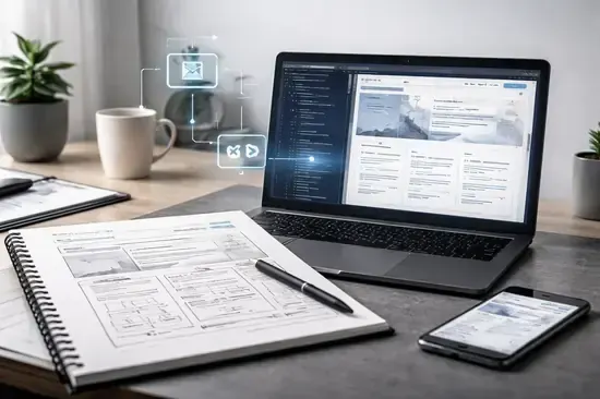 convertir bocetos a HTML con IA