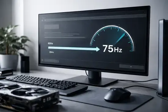 overclocking monitor 60Hz a 75Hz