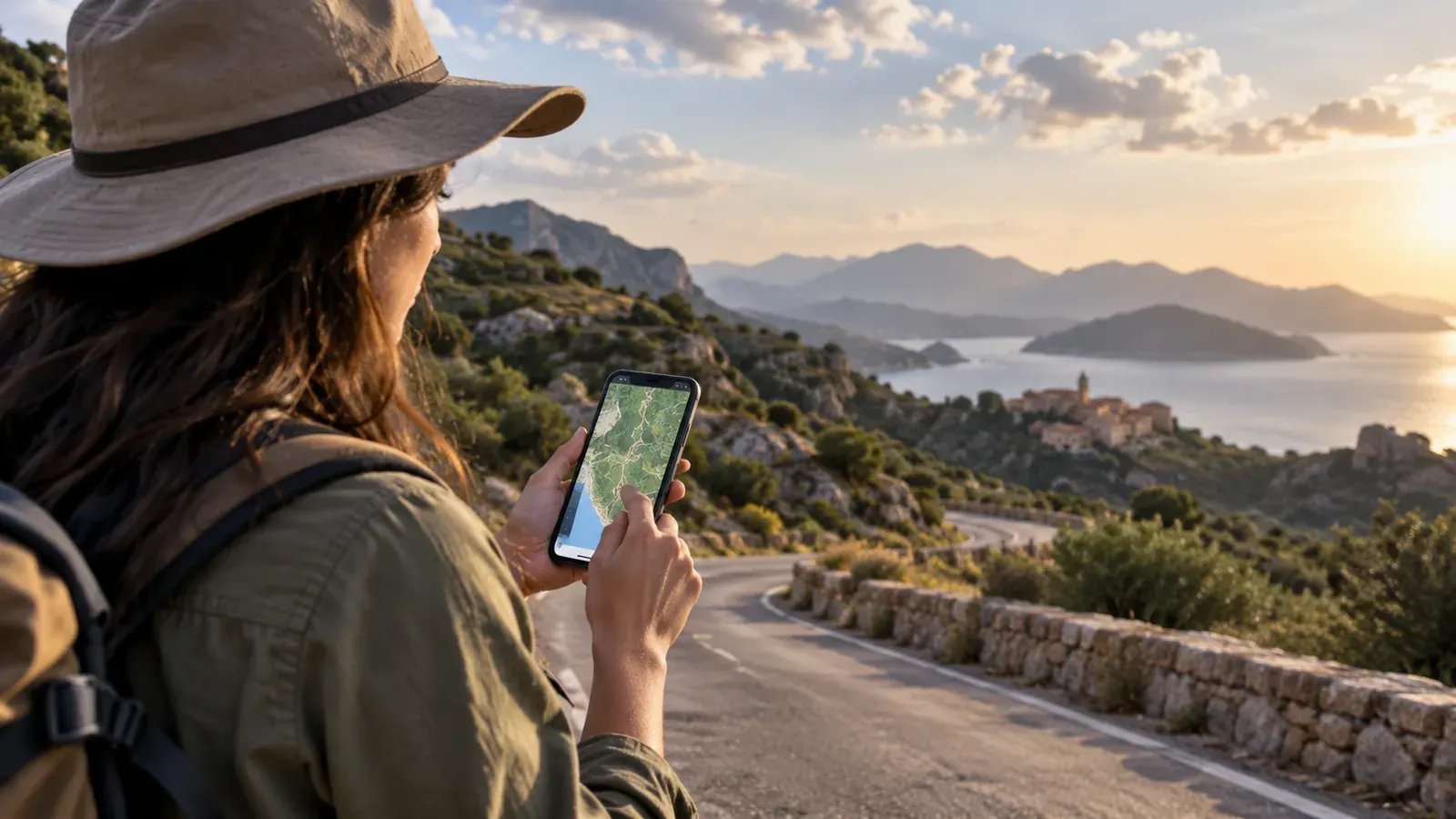 Imagen conceptual generada con IA sobre Cómo usar Google Maps sin conexión: Guía definitiva 2026