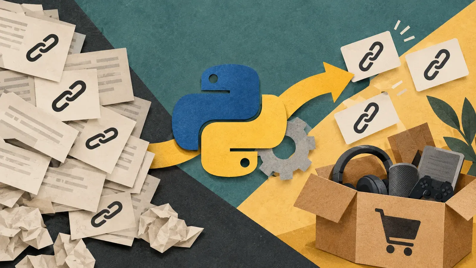 Imagen conceptual generada con IA sobre Cómo automatizar Amazon Affiliate Tags con Python en 2026