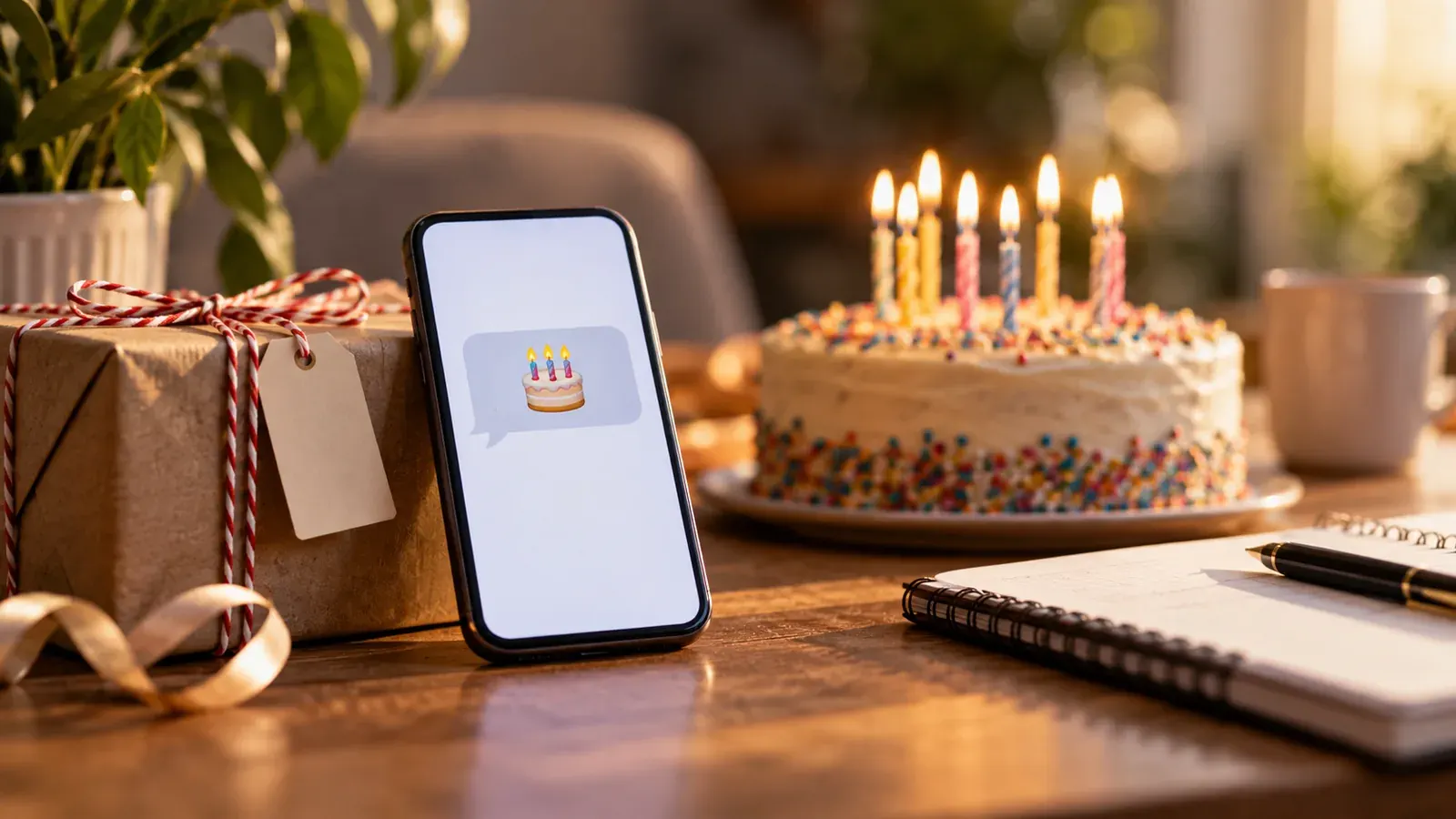 Imagen conceptual generada con IA sobre Cómo usar n8n para automatizar mensajes de cumpleaños por SMS
