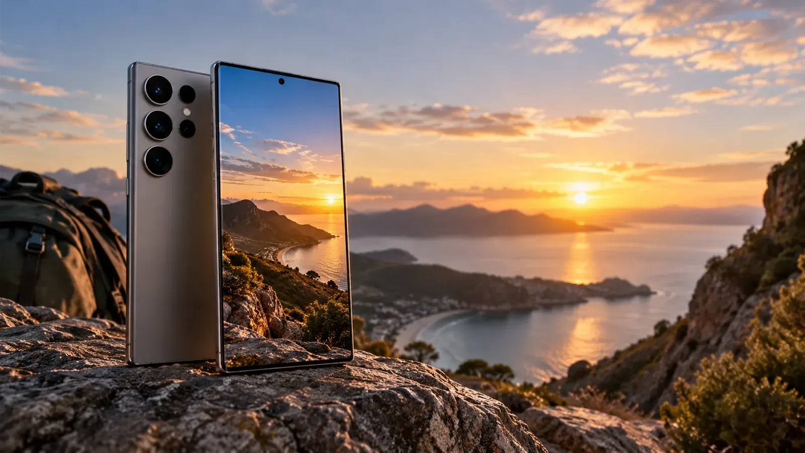 Imagen conceptual generada con IA sobre Review Samsung Galaxy S25 Ultra: La Pantalla Más Impresionante de un Teléfono Android