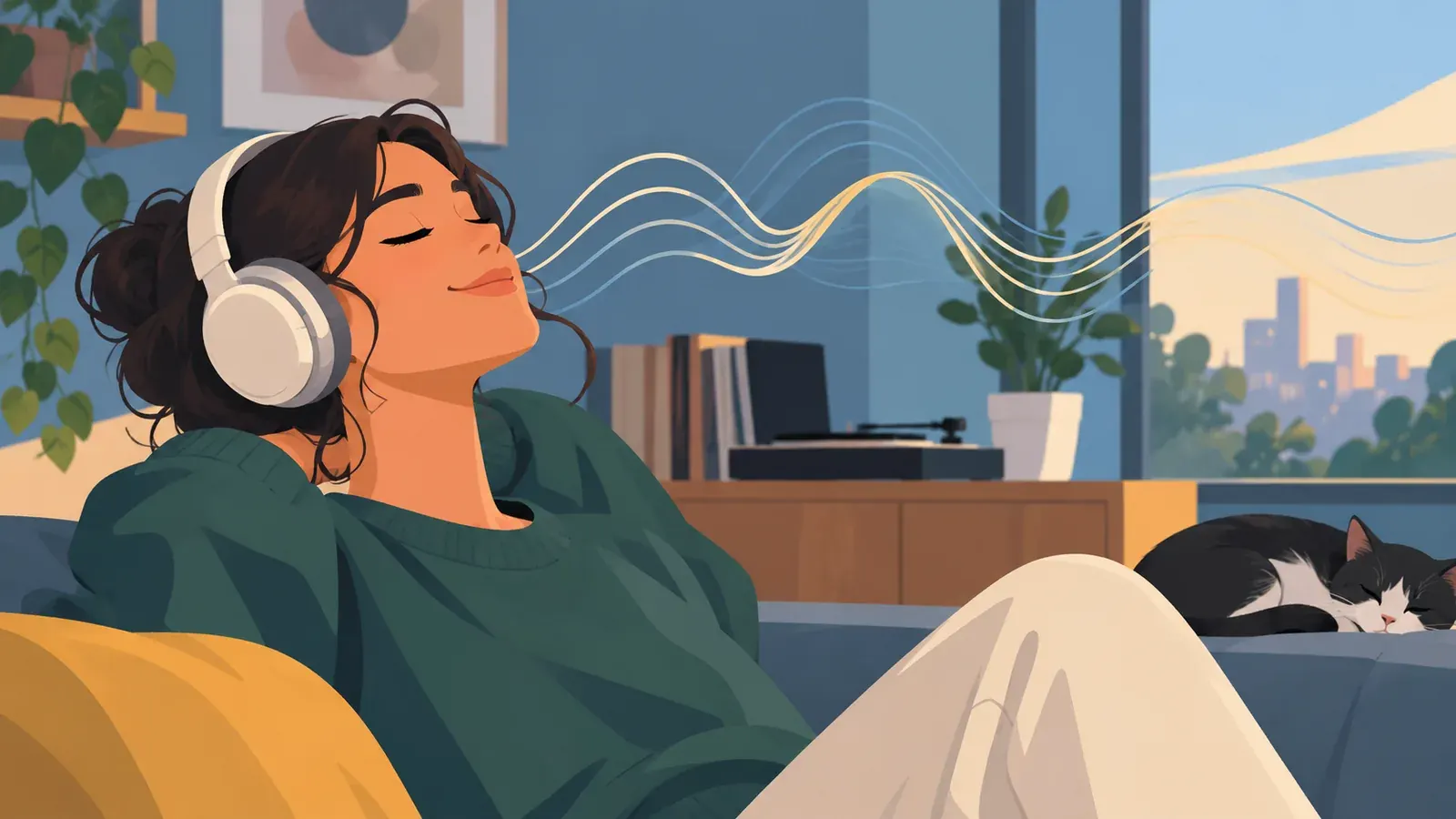 Imagen conceptual generada con IA sobre Cómo configurar el modo Alta Fidelidad en auriculares Bluetooth en 2026