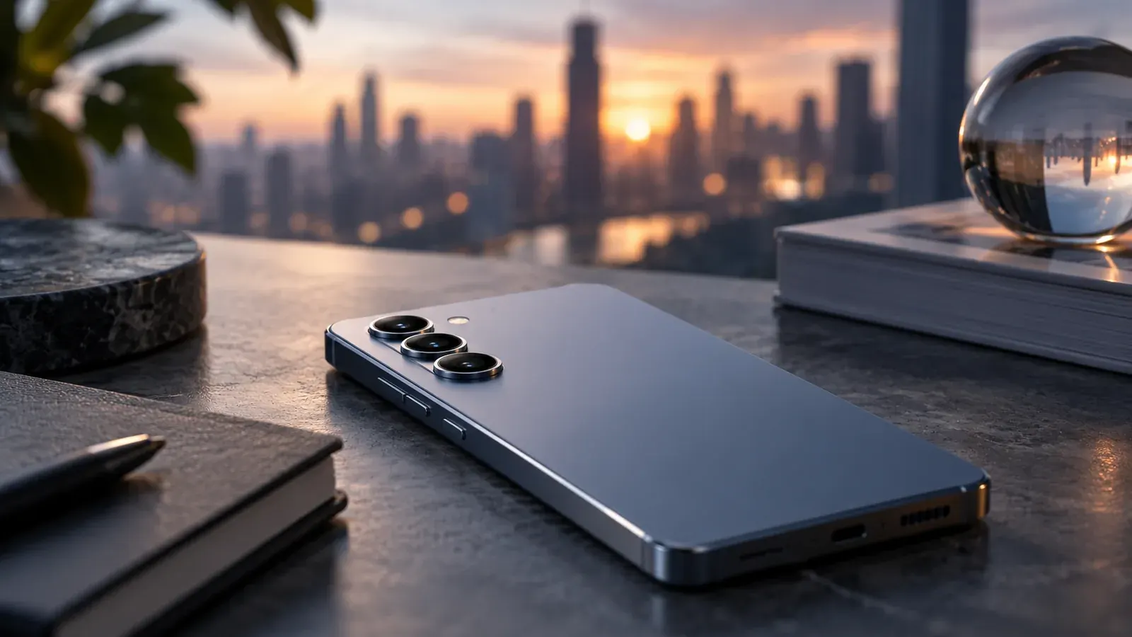 Imagen conceptual generada con IA sobre Galaxy S26: Rumores de Potencia y Lanzamiento en Febrero