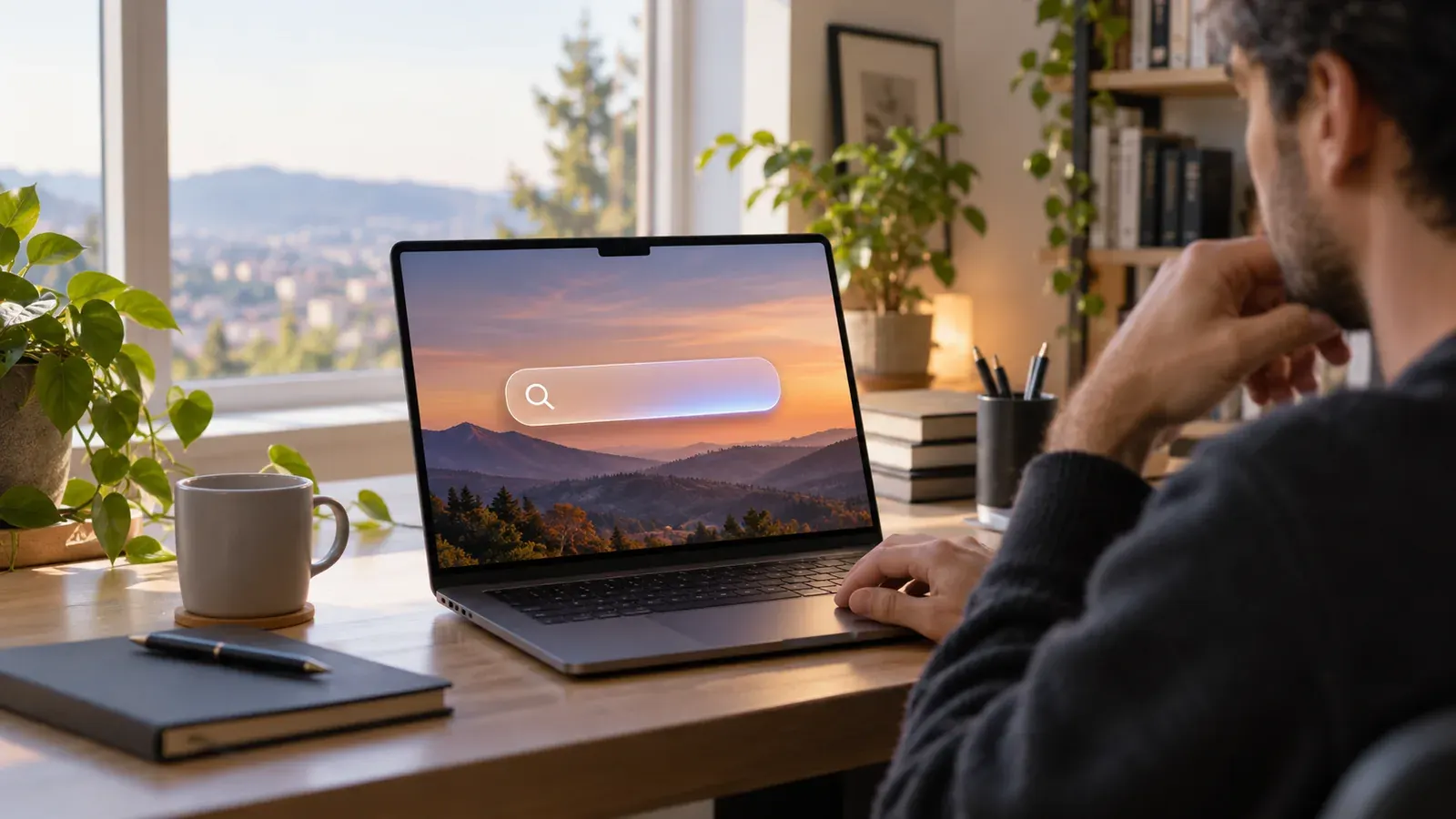 Imagen conceptual generada con IA sobre Guía Raycast: El sustituto definitivo de Spotlight en Mac
