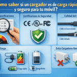 Cómo saber si un cargador es de carga rápida y seguro
