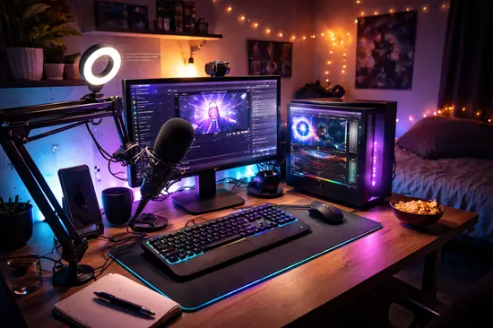 streaming en Twitch con poco presupuesto