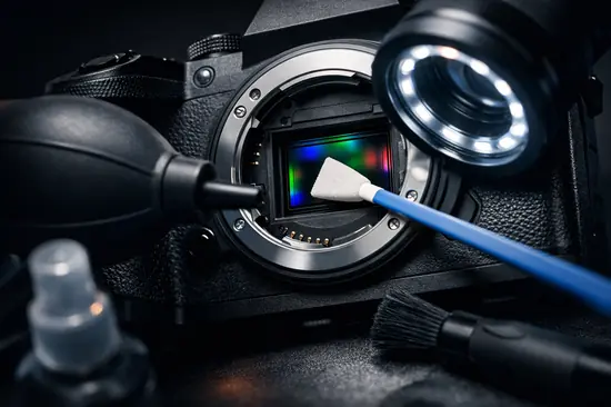 limpiar el sensor de tu cámara mirrorless