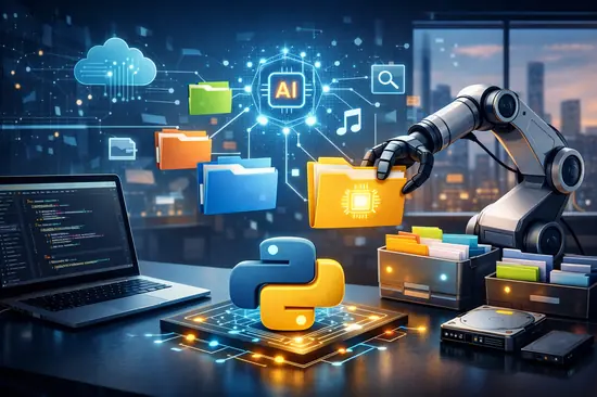 Python automatizar organización archivos IA