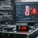 alertas de temperatura servidor