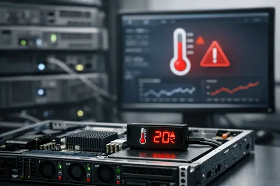 alertas de temperatura servidor