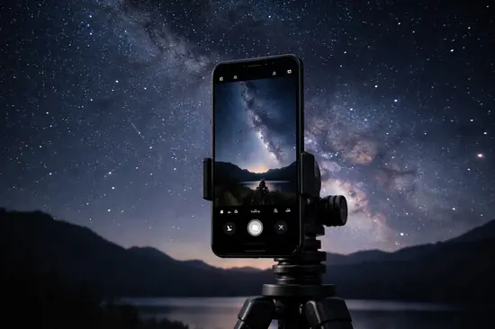 modo noche cámara móvil