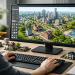 sistema de construcción de ciudades en Roblox Studio