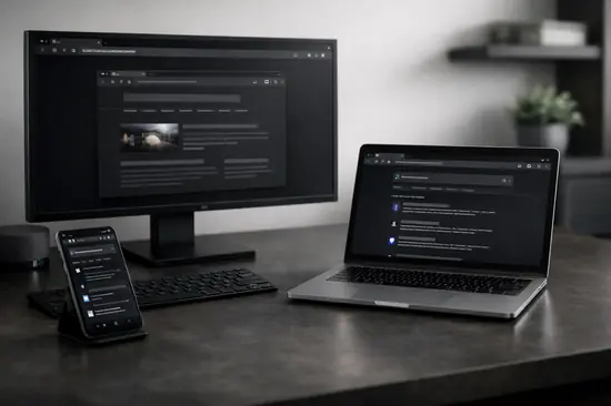 modo oscuro en navegadores