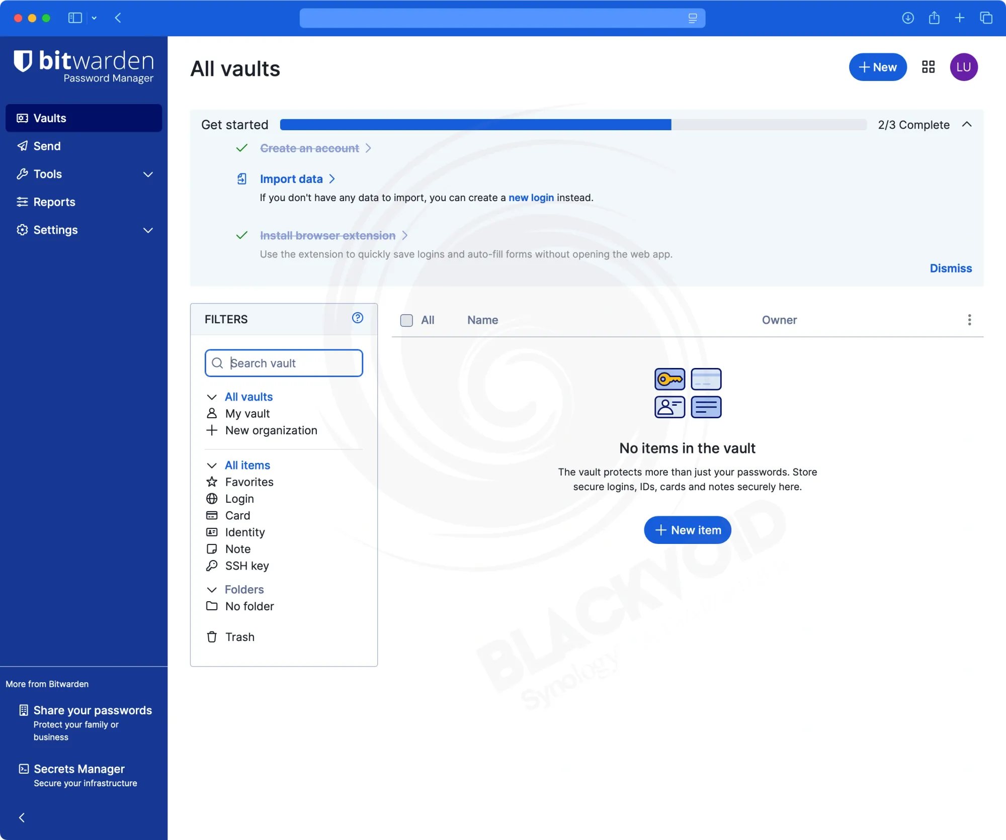 Bitwarden Docker