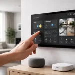 Home Assistant panel táctil
