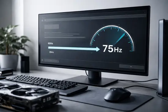 overclocking monitor 60Hz a 75Hz