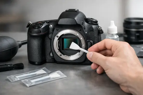 limpiar sensor cámara