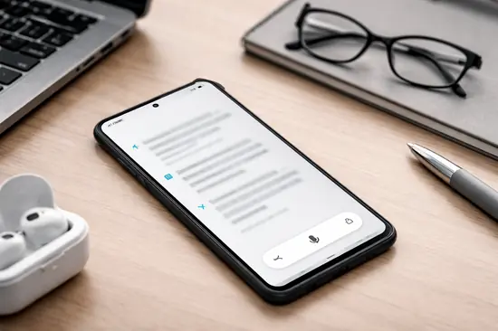 Transcripción en vivo Android