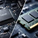 diferencia entre memoria caché y memoria RAM