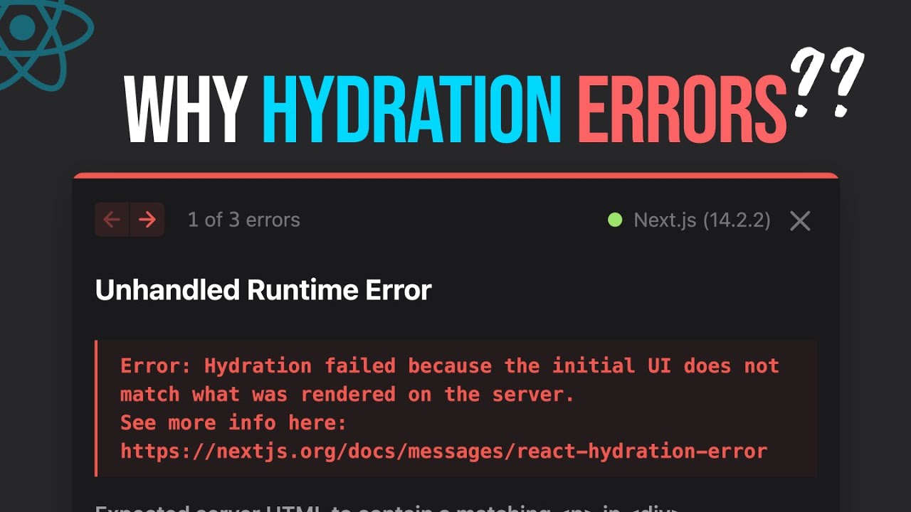 Hydration Error