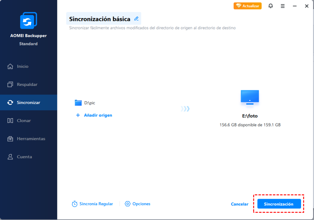 sincronizar carpetas Windows Mac Syncthing