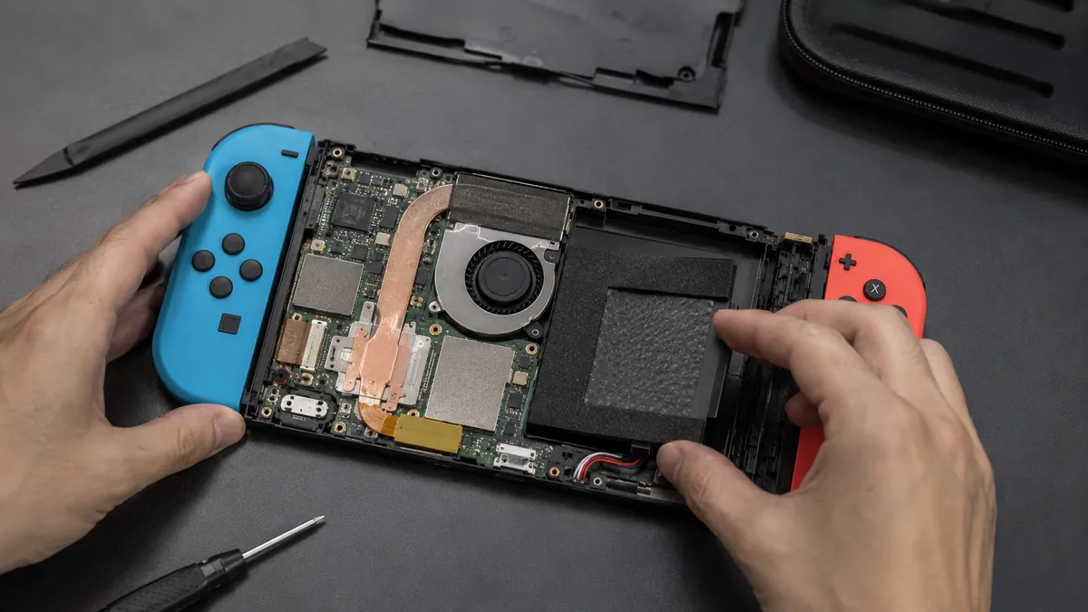 cambiar batería Nintendo Switch